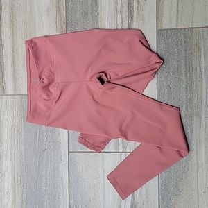 Girl's 90 Degree by Reflex Mauve/Pink Leggings Size 12 (Large)